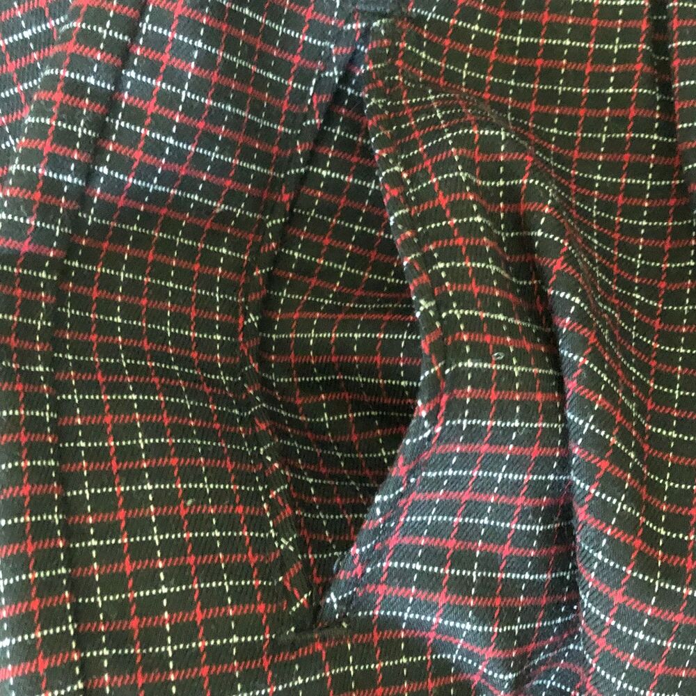 High Waisted Plaid Stretch Slacks Size 14 NWT - Picture 4 of 7